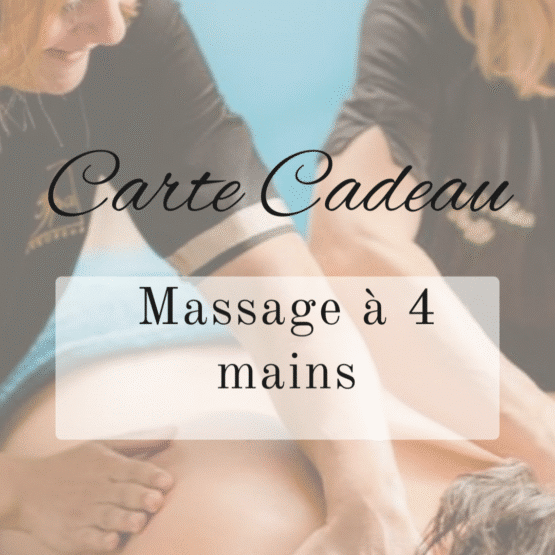 Bon cadeau  Massage à 4 Mains 60mm